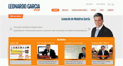 Desktop Screenshot of leonardogarcia.com.br